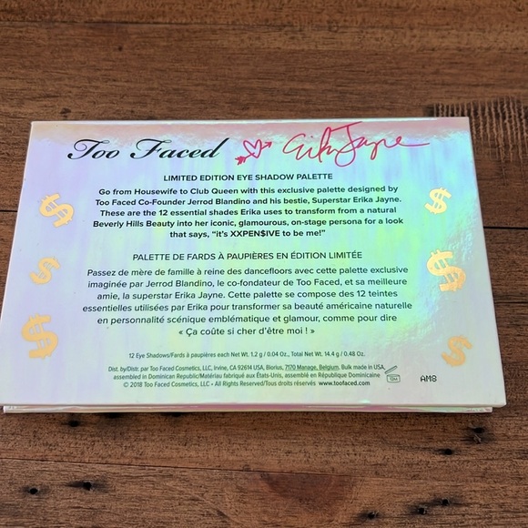 Too faced pretty mess Erika Jane limited edition eyeshadow palette - Picture 7 of 10